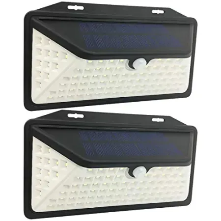 2-Pack Himalayan Glow 100-LED Solar Outdoor Lights