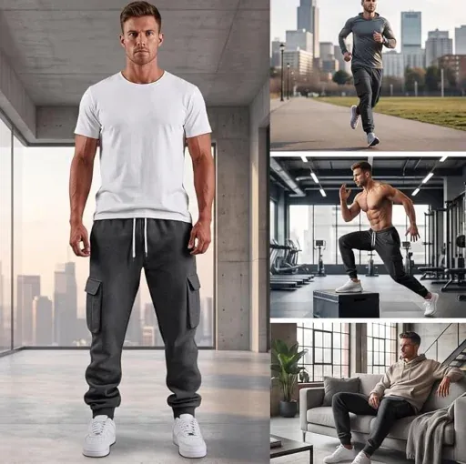 Men's Cargo Joggers