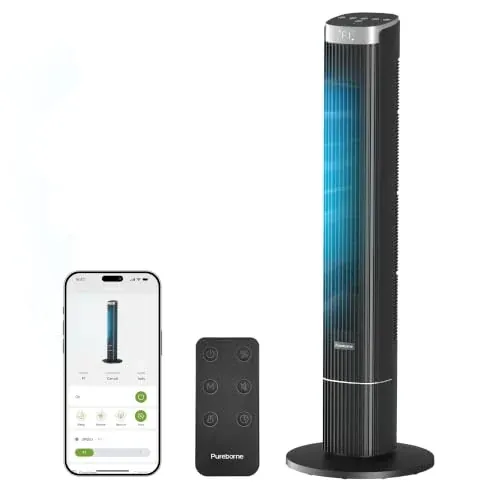 Pureborne 42" WiFi Tower Fan