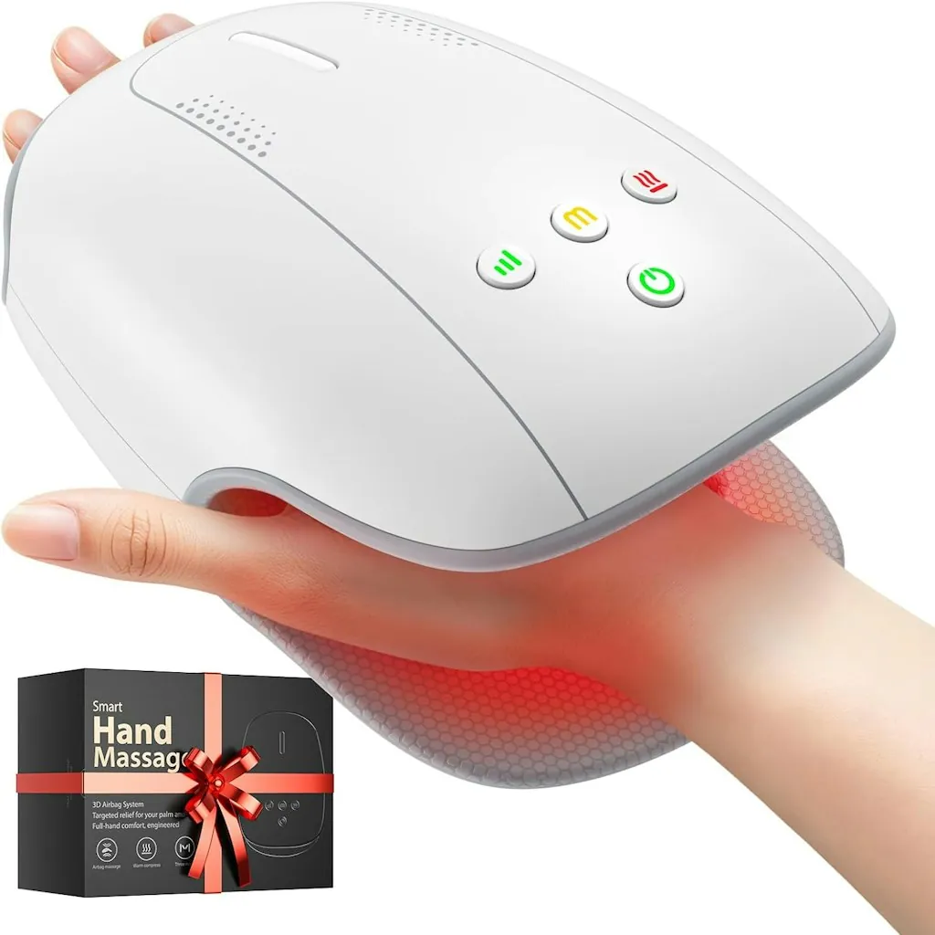 Estefanlo Hand Massager with Heat and Compression