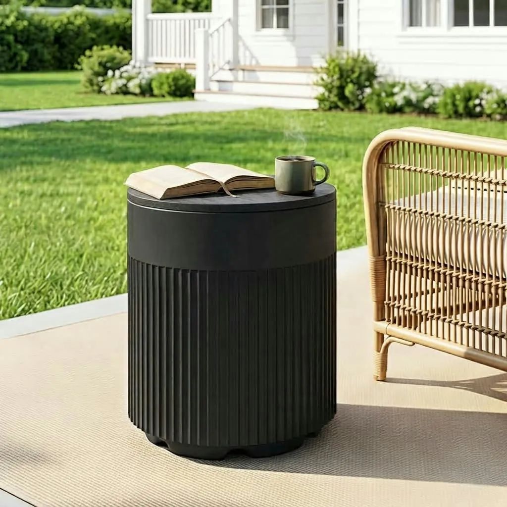 Olilawn 90-lb. Fillable Umbrella Base Side Table