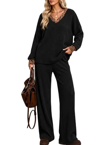 2-Piece Ribbed Lounge Sets