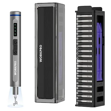 36-Pc WORKPRO Mini Electric Screwdriver Set