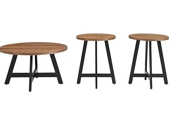 Alaterre Furniture 3-Piece Coffee Table Set