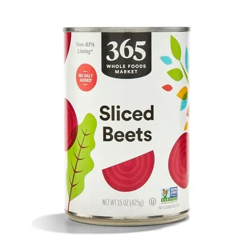 365 by Whole Foods Market Sliced Beets, No Salt Added, 15 oz