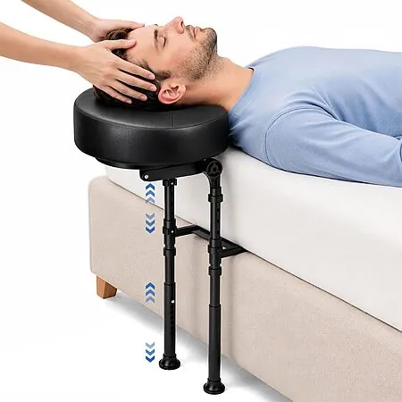 Dotday Adjustable Bedside Massage Headrest w/ Memory Foam Cushion
