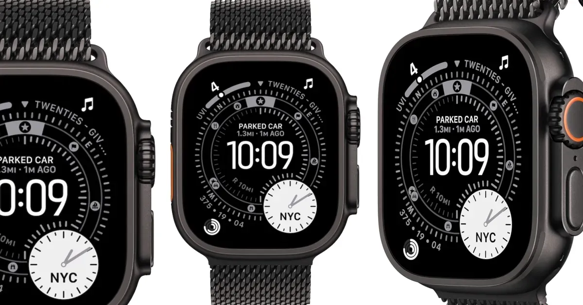 Apple Watch Ultra 3 with Natural or Black Milanese Loop now nearly