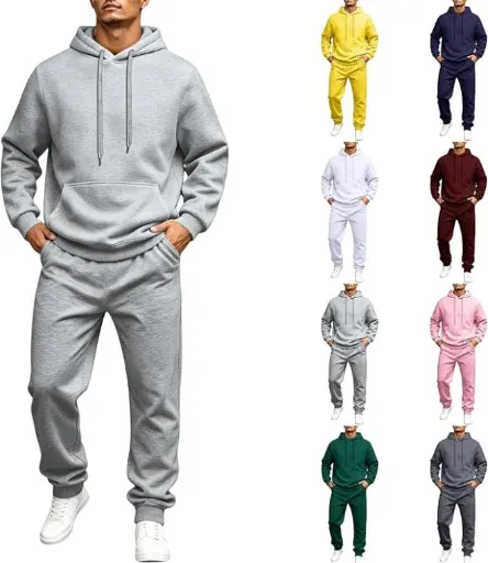 2 Piece Sweatsuit Set Fleece Lined