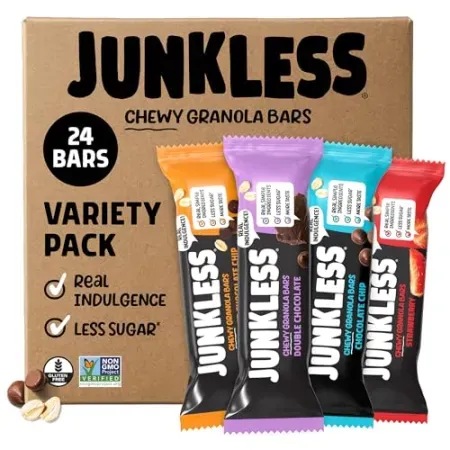 24-Pack JUNKLESS Chewy Granola Bars