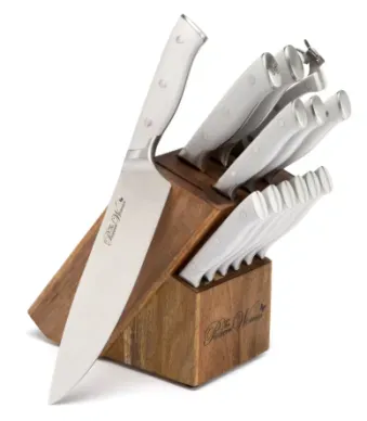 The Pioneer Woman 14-Piece Stainless Steel Knife Block Set