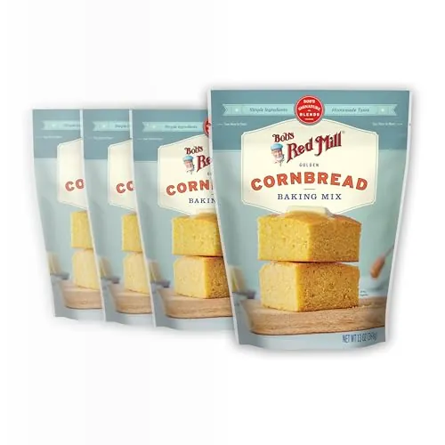 Bob's Red Mill Signature Golden Cornbread Baking Mix 4-Pack 13-Oz