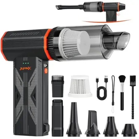 JUFINX F32MAX 3-in-1 Electric Air Duster, Vacuum Cleaner & Vacuum Bag Sealer