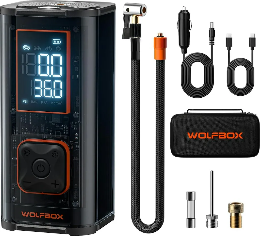 Wolfbox 150PSI Portable Tire Inflator