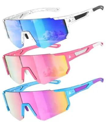 3-Pack QALLY Baseball Softball Kids' Sunglasses