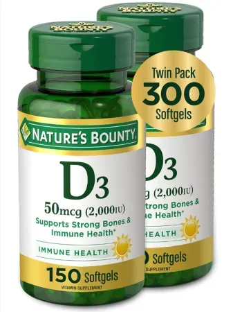300-Count Nature’s Bounty 2000IU Vitamin D3 Softgels