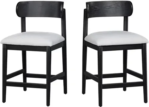 2-Pack Beautiful Drew Counter-Height Stools by Drew Barrymore