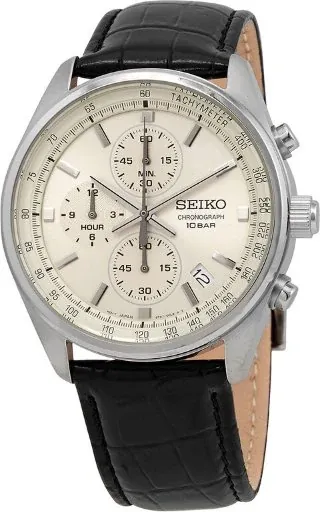 Seiko Chronograph Quartz Champagne Dial Men's Watch