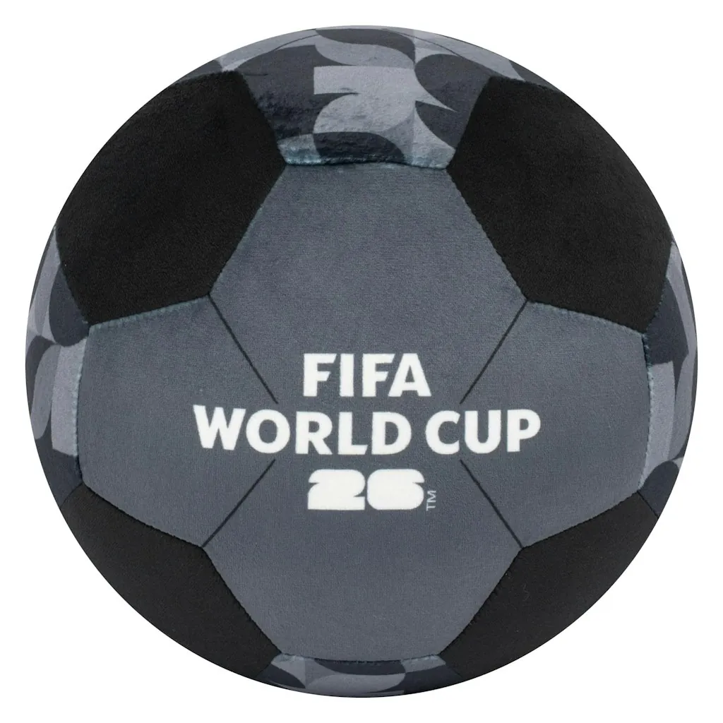 Jazwares FIFA World Cup 2026 9" Black Plush Soccer Ball Toy
