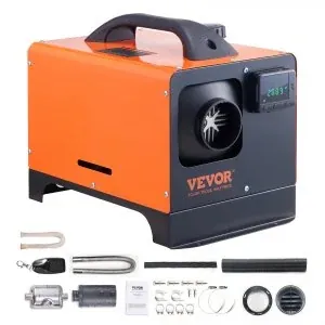 VEVOR 12V 5KW Diesel Air Heater with LCD & Remote Control