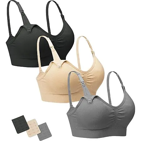 3-Pk Stelle Maternity Nursing Bra (Various)
