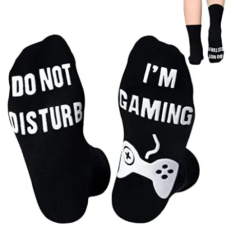 ORALER "Do Not Disturb I'm Gaming" Novelty Socks