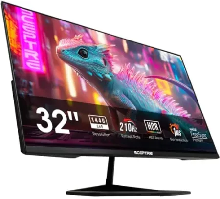 Sceptre 32" 2K QHD 210Hz Gaming Monitor