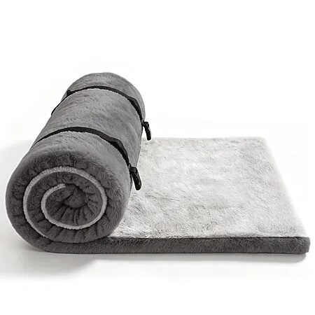 Flantree Double-Sided Flannel Roll-Up Foam Camping Cot Sleeping Pad