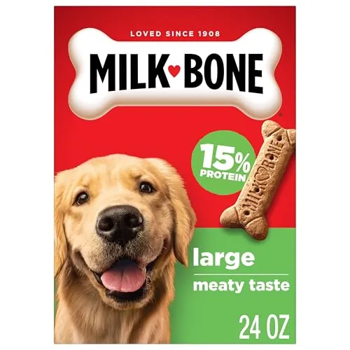 Milk-Bone Flavor Snacks Large Dog Biscuits 24oz