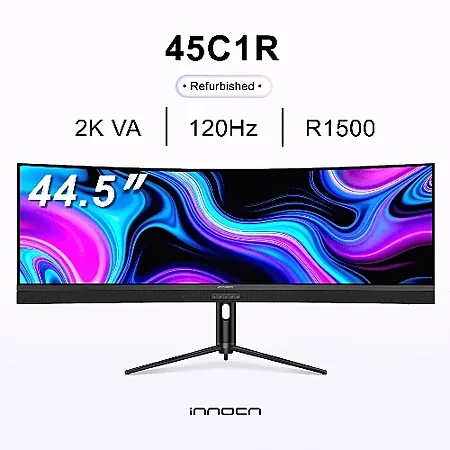 Refurbished: 45" INNOCN DQHD 120Hz Ultrawide Curved Gaming Monitor