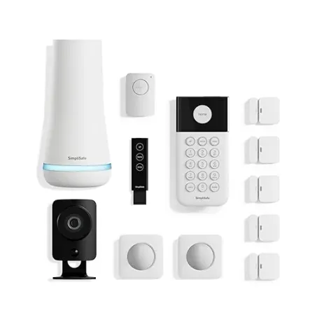 12-Piece SimpliSafe Wireless Home Security System w/ HD Camera