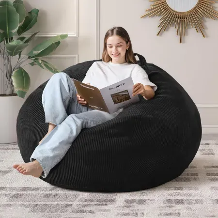 Cansunna 4' Teardrop Bean Bag Chair