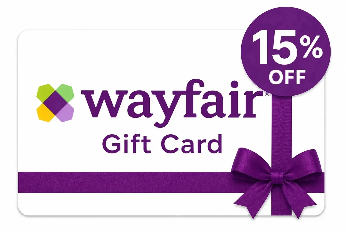 Wayfair Furniture Discounted Gift Cards 15% Off