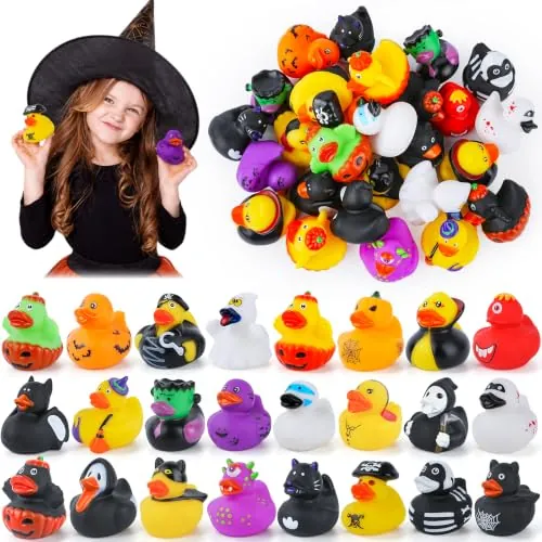 Halloween Rubber Ducks 24-Pack