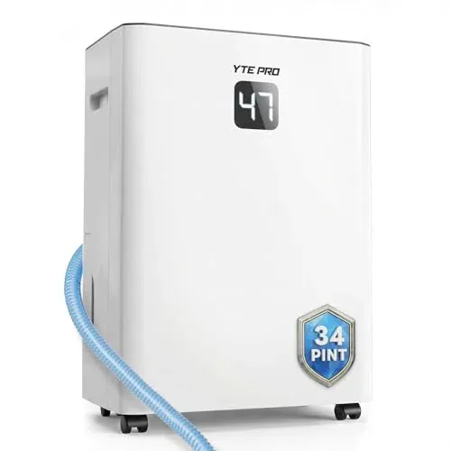 34 Pint Dehumidifier for 2500 Sq.Ft