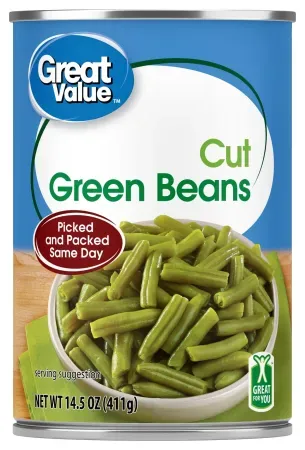 Great Value Cut Green Beans (14.5oz Can)