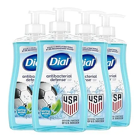 4-Pack 11-Oz Dial Antibacterial Liquid Hand Soap (Spring Water)