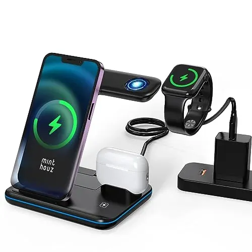 Minthouz 3 in 1 Phone Wireless Charger