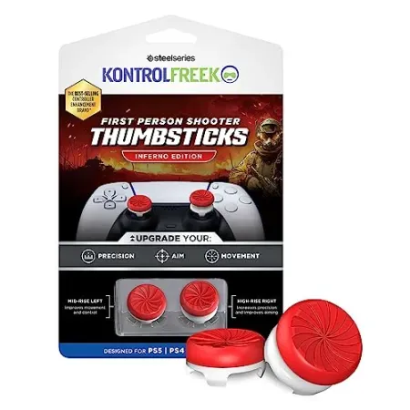 KontrolFreek FPS Freek Inferno Thumbsticks for PS4 and PS5 Controllers