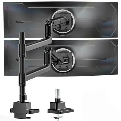 monTEK Dual Monitor Arm for 17-57" Ultrawide Screens