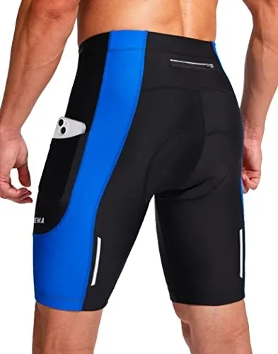 Men's 3D Padded Cycling Shorts with Pockets