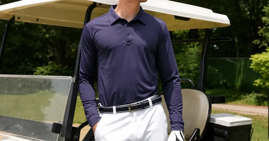 Men’s Long Sleeve Polo Shirt