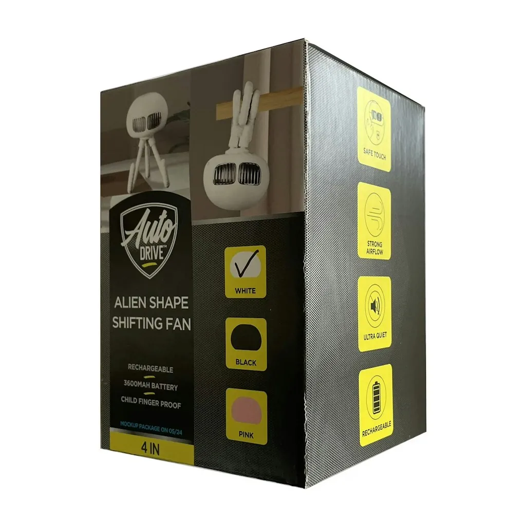 Auto Drive Alien Shape Shifting Portable Fan