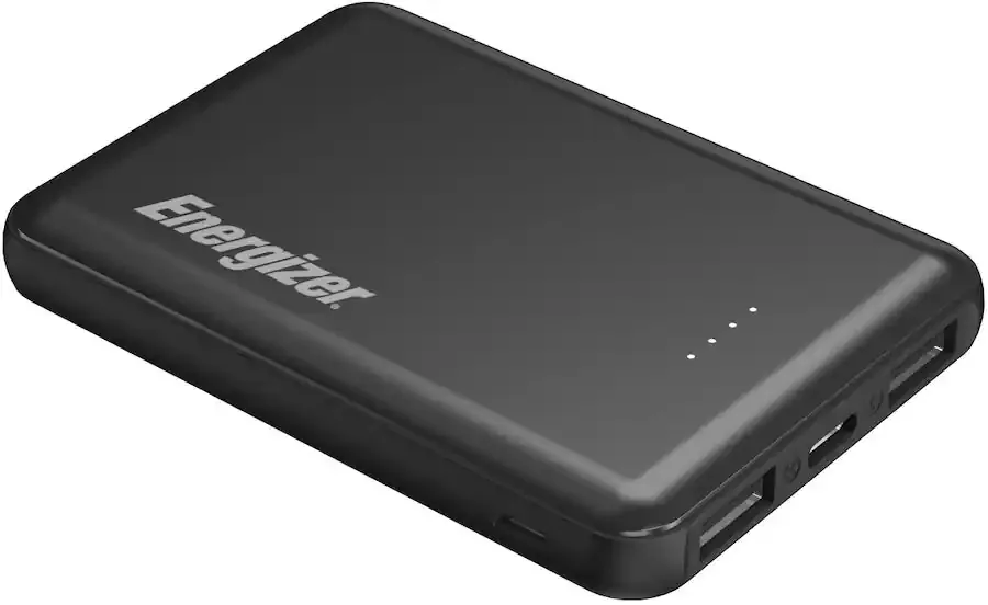 Energizer Max 5000mAh Ultra-Slim 3-Port USB-C Portable Charger Power Bank