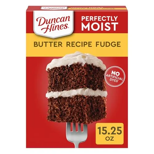 Duncan Hines Butter Recipe Fudge Flavored Cake Mix 15.25 oz