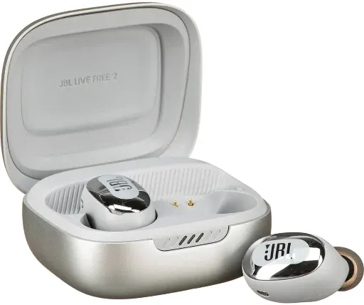 JBL Live Free 2 True Wireless Noise Canceling Earbuds (Blue or Silver)