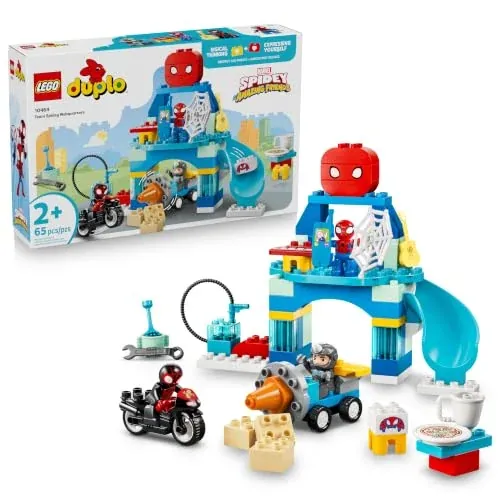 LEGO Duplo Spidey and His Amazing Friends Team Spidey Webquarters 65-Piece Set (10464)