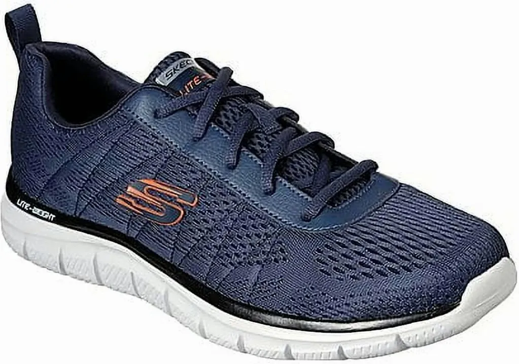 Skechers Men's Track Moulton Lightweight Memory Foam Trainer Sneakers