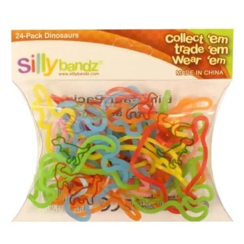 Silly Bandz Dinosaurs 24-Pack