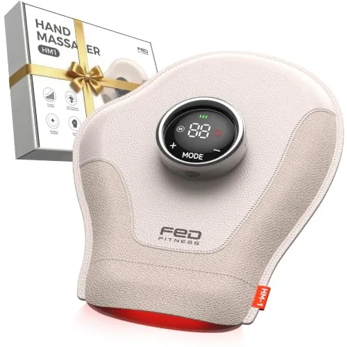 Hand Massager with Heat and Compression, 6 Modes 9 Intensities