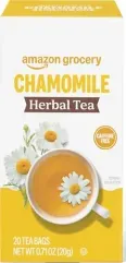 20-count Amazon Grocery Chamomile Herbal Tea Bags